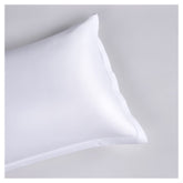 Hotel White Satin Bedding Set