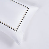Hotel Double Brown Lines Embroidery Bedding