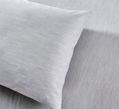 Hotel White Satin Bedding Set