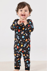 Customized Bulk Bamboo Baby Zippy Jumpsuit