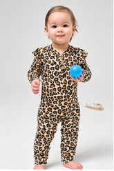 Customized Bulk Bamboo Ribbed Baby Jumpsuit