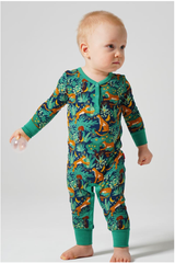 Grenouillères bébé personnalisées en bambou avec boutons