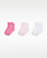 OEM & ODM factory for baby socks. Class A safe infant cotton socks with seamless stitching, soft & breathable. Custom cartoon print and anti-slip silicone sole available. BSCI certified, meets EU & US baby safety standards. Accept small & bulk orders.