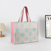Laminated Non Woven Tote Bag, Custom Printed Nonwoven Shopping Bag, Reusable Waterproof Gift Tote Bag With Reinforced Handles