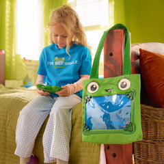 Frog Kids Canvas Tote Bag