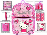 OEM & ODM bag factory for 16-inch Hello Kitty large cargo school backpack with multi-pockets.