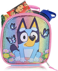 Bluey Backpack with Lunch Box Set for Kids, 16in School Bookbag