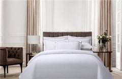 Hotel Double Lines Embroidery Duvet Cover