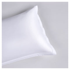 Hotel White Satin Bedding Set
