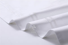 Hotel Double Lines Embroidery Bedding Set