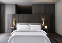 Grey Pure Cotton Bedding Set