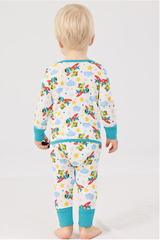 Customized Bulk Bamboo Baby Back-Opening Jumpsuit