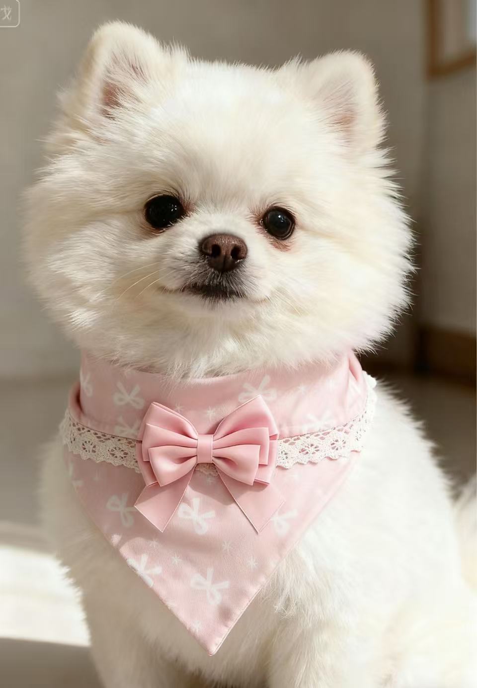 Client-designed pet bandana customization