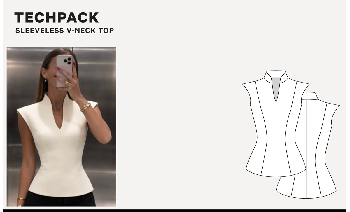 white top