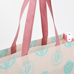 Laminated Non Woven Tote Bag, Custom Printed Nonwoven Shopping Bag, Reusable Waterproof Gift Tote Bag With Reinforced Handles