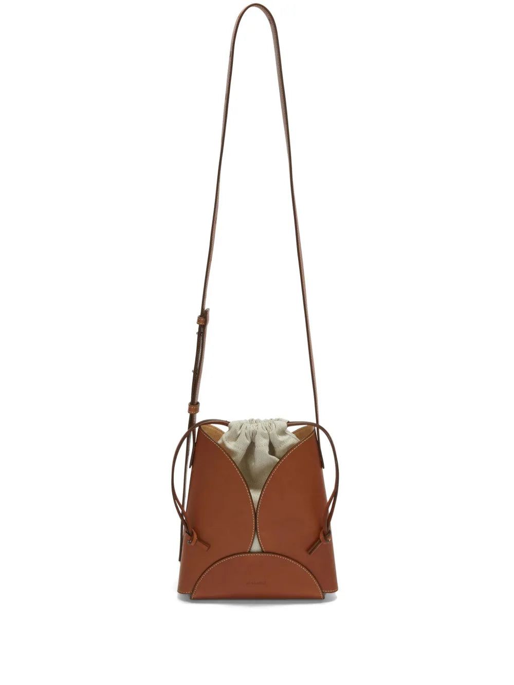 Curve leather crossbody bag manufacture