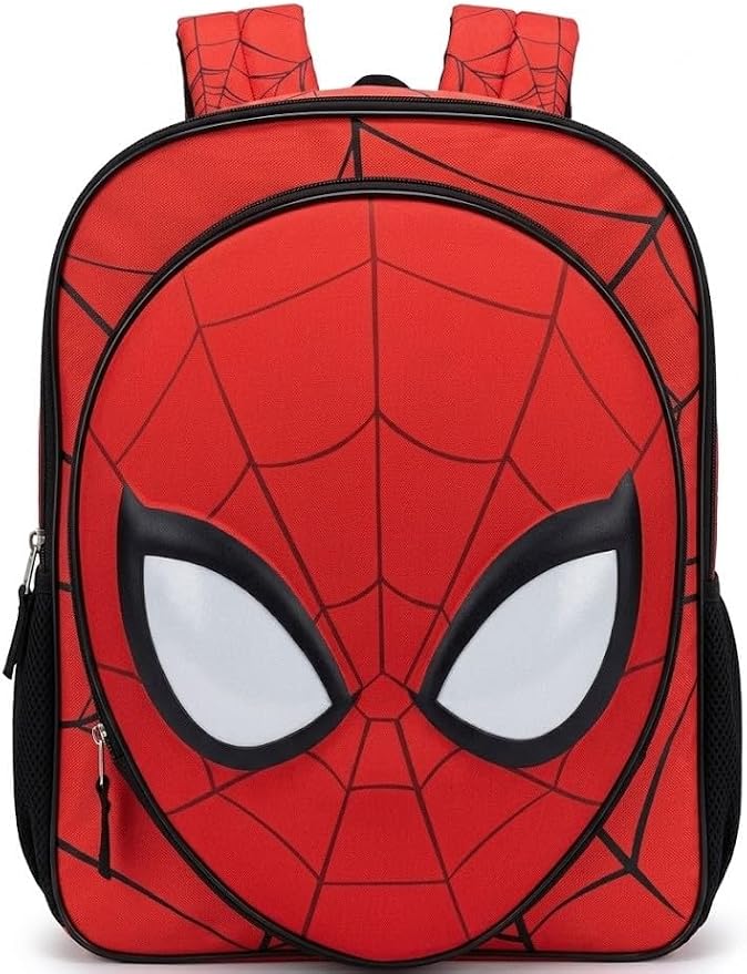 OEM & ODM factory for 3D molded licensed kids backpacks. 3D EVA embossed Spider-Man school bag