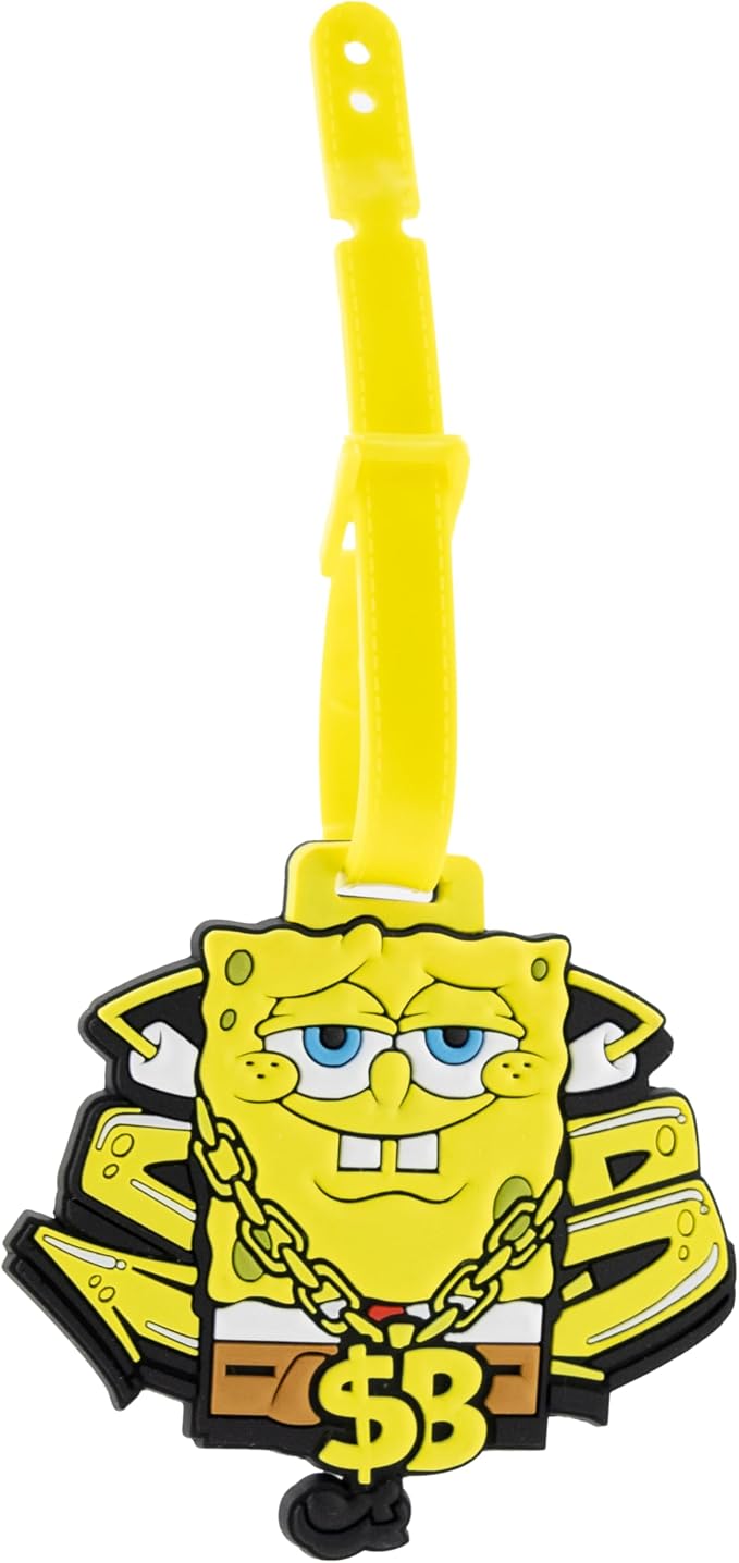 OEM & ODM factory for licensed IP cartoon backpacks. Custom SpongeBob printed backpacks with matching cartoon charms