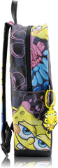 OEM & ODM factory for licensed IP cartoon backpacks. Custom SpongeBob printed backpacks with matching cartoon charms