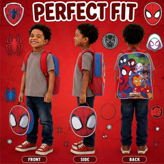 OEM & ODM licensed IP bag factory for Fast Forward Spider-Man 15 inch kids backpack & insulated lunch box set